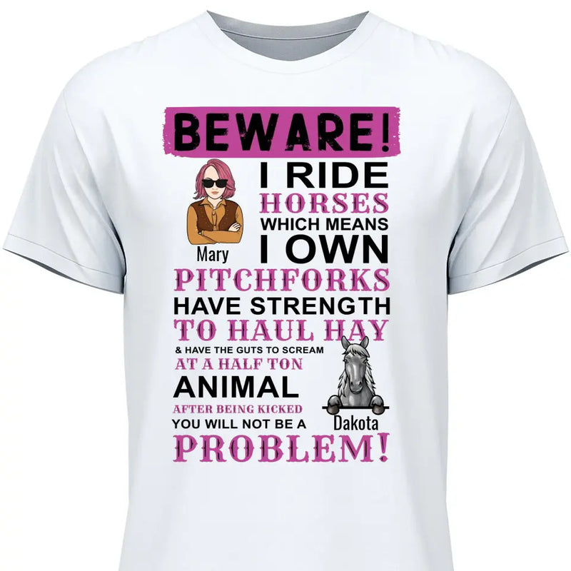 Beware - Personalized Tshirt