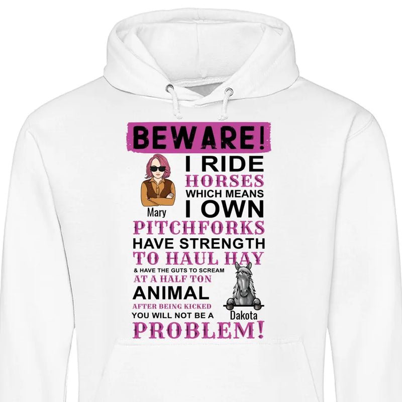 Beware - Personalized Hoodie
