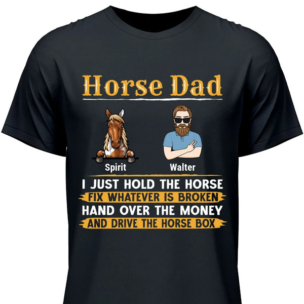 Horse Dad - Personalized Tshirt