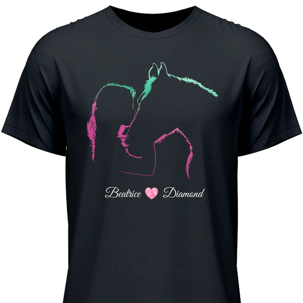 I Love My Horse - Customizable T-Shirt