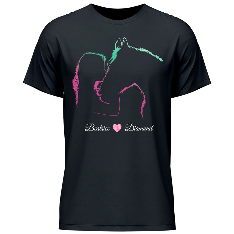 I Love My Horse - Customizable T-Shirt