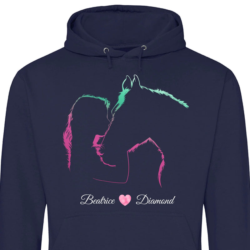 I Love My Horse - Customizable Hoodie