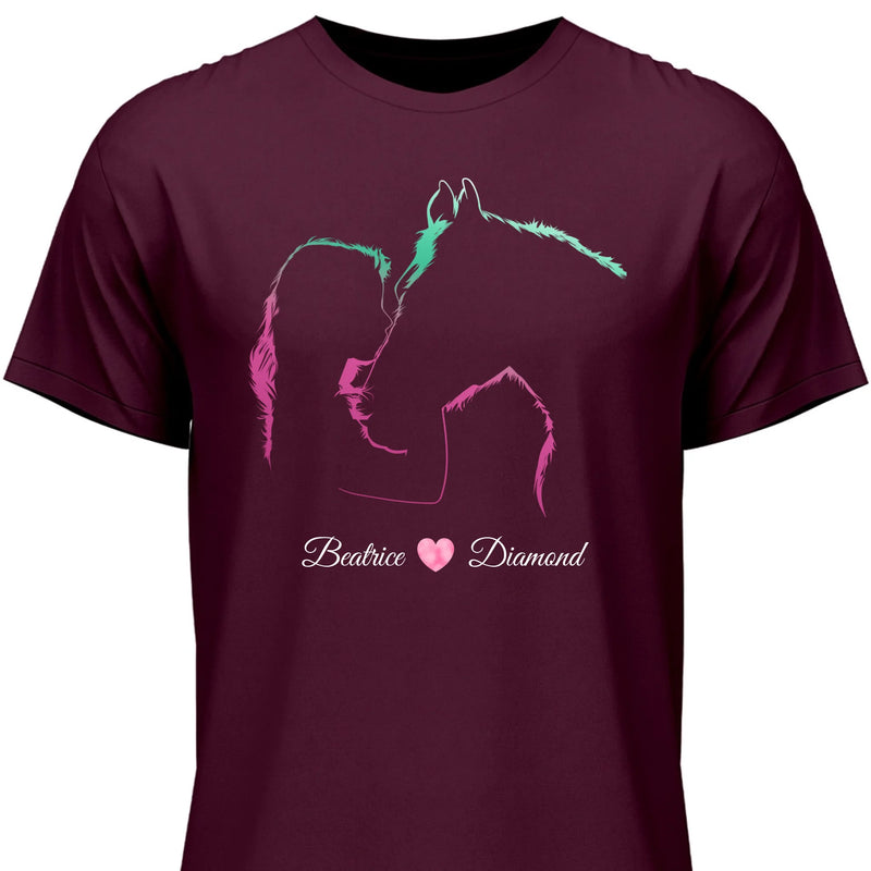 I Love My Horse - Customizable T-Shirt