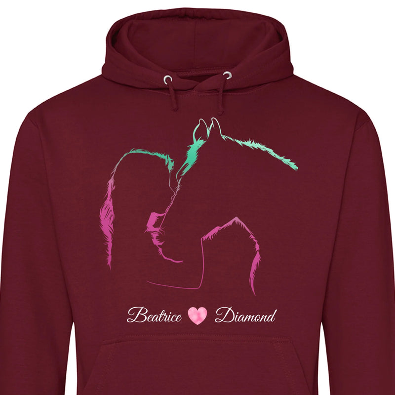 I Love My Horse - Customizable Hoodie