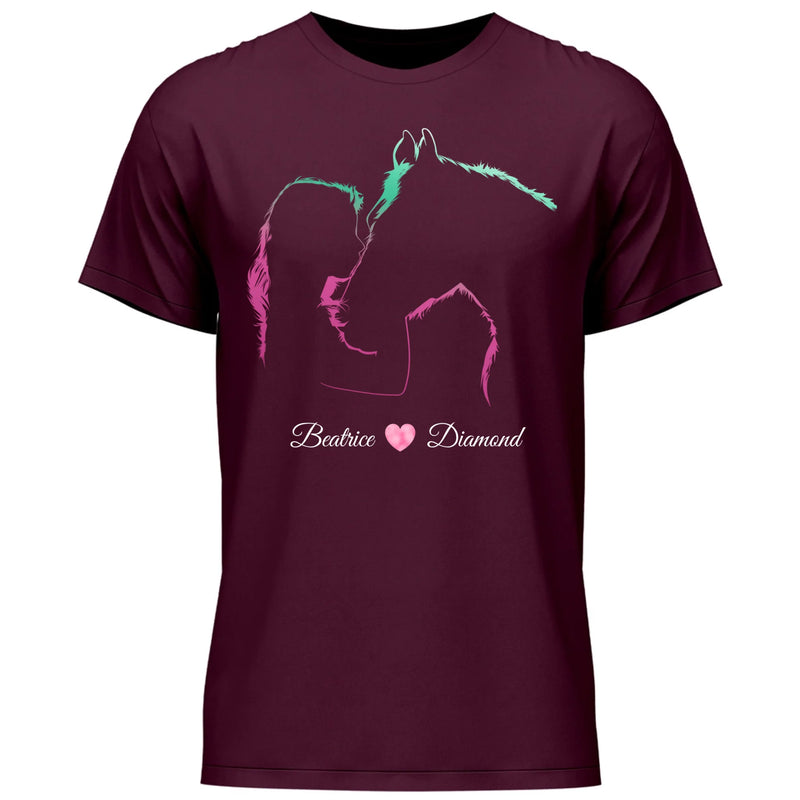 I Love My Horse - Customizable T-Shirt