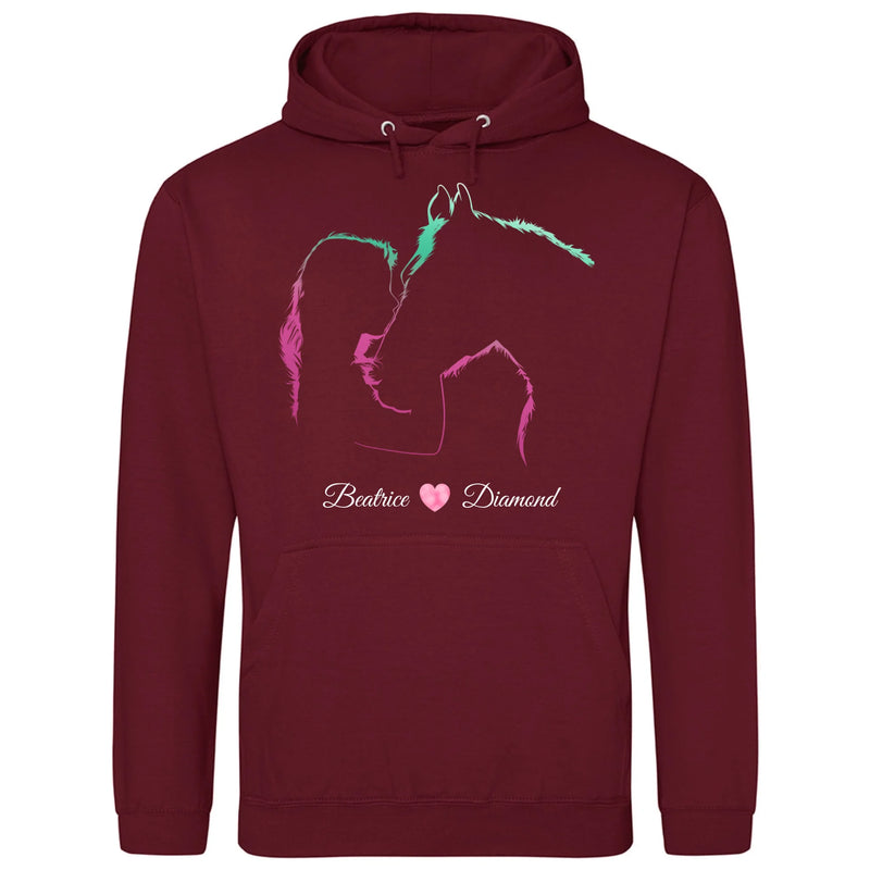 I Love My Horse - Customizable Hoodie