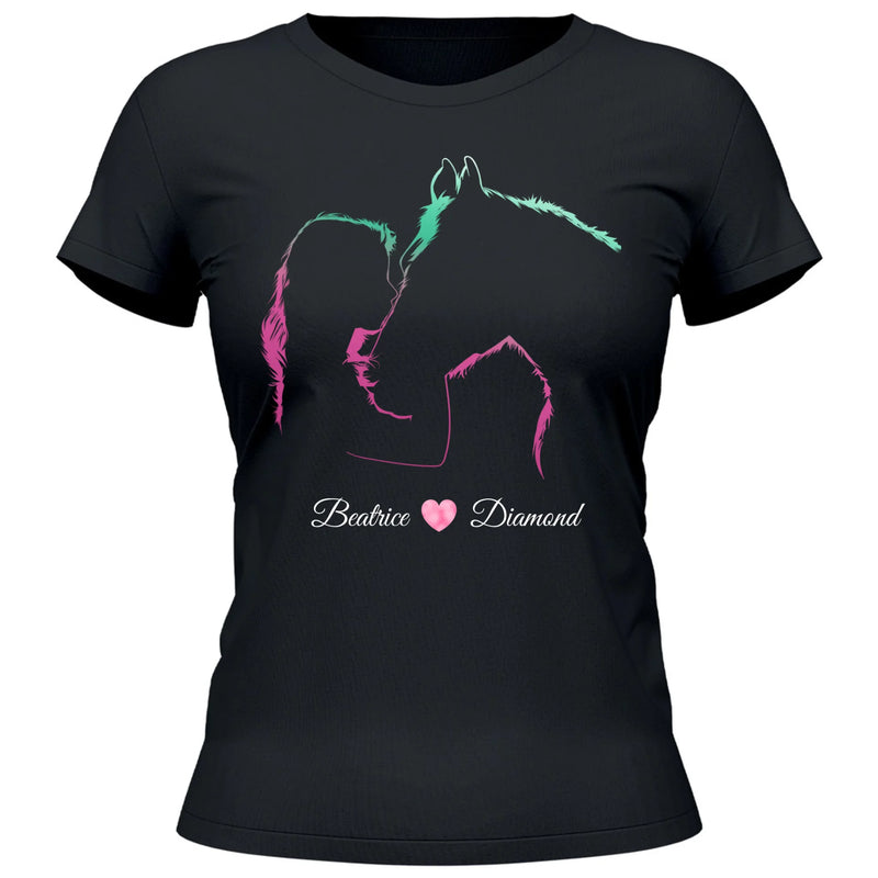 I Love My Horse - Customizable T-Shirt