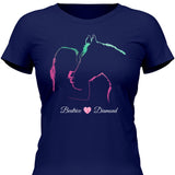 I Love My Horse - Customizable T-Shirt