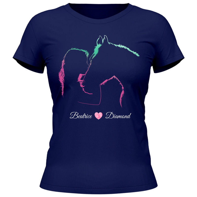 I Love My Horse - Customizable T-Shirt