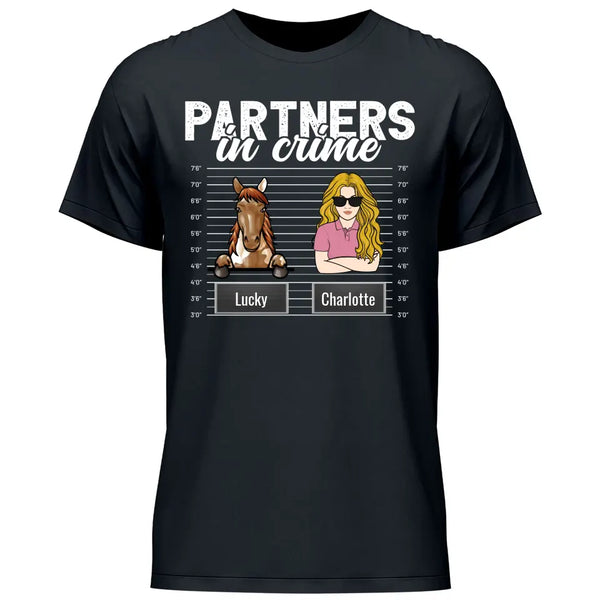 Partners In Crime - Personalized Tshirt