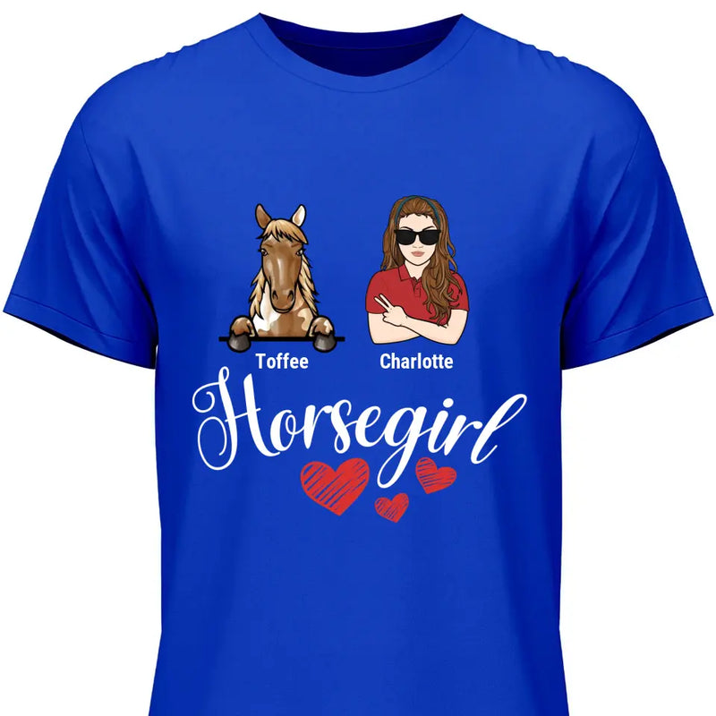Horse Girl - Personalized Tshirt