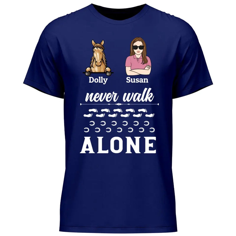 Never Walk Alone - Personalized Tshirt