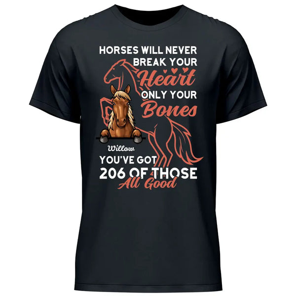 Never Break Your Heart - Personalized Tshirt