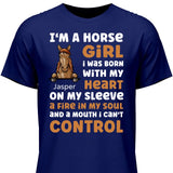 I’m a horse girl - Personalized Tshirt