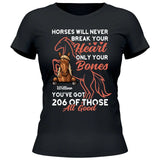 Never Break Your Heart - Personalized Tshirt