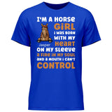 I’m a horse girl - Personalized Tshirt