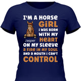 I’m a horse girl - Personalized Tshirt
